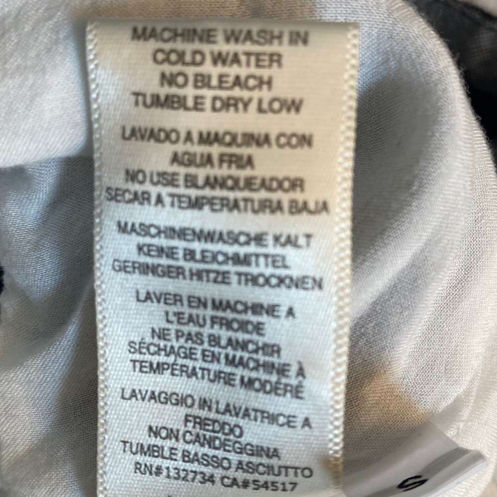 Cloth & Stone Anthropologie Black‎ White Buffalo Plaid Sleeveless Romper Small - Picture 9 of 9